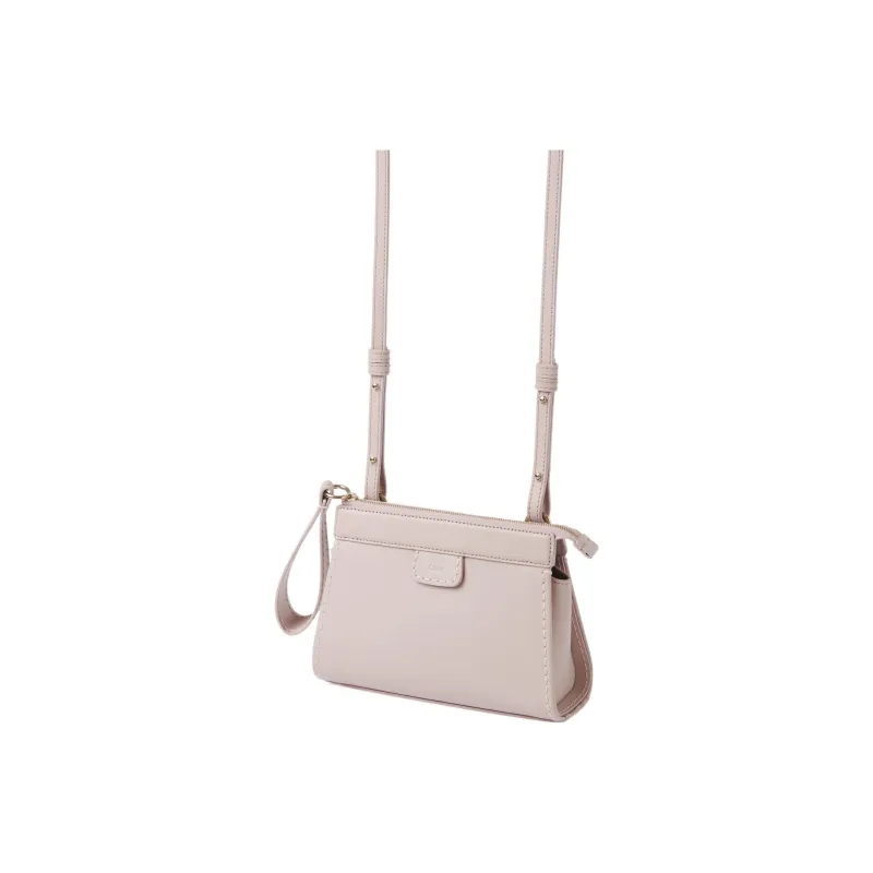 Chloe Edith Calfskin Shoulder Bag, Crossbody Bag Mini Women's Pink-1