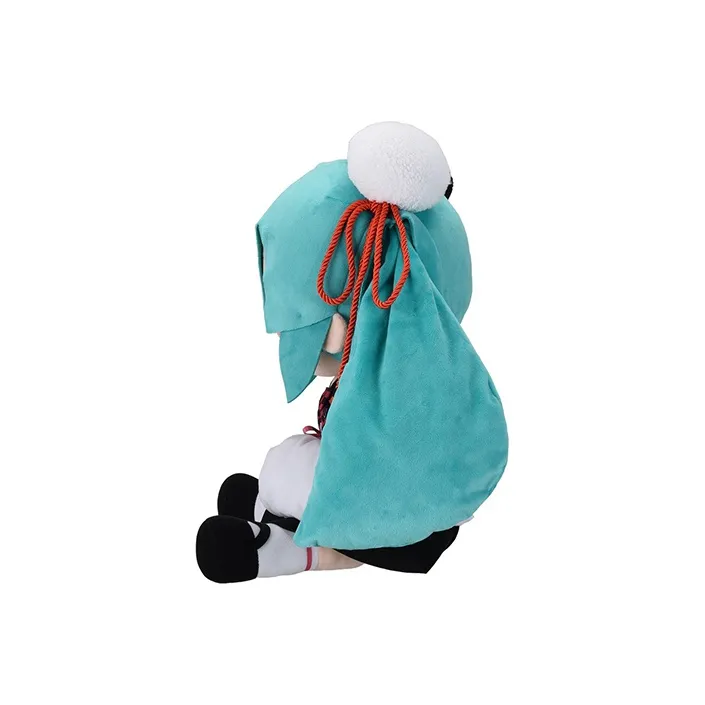 SEGA Hatsune Miku Collection Panda Red Bean Bag L Size Dolls Plush Doll 40cm High-2