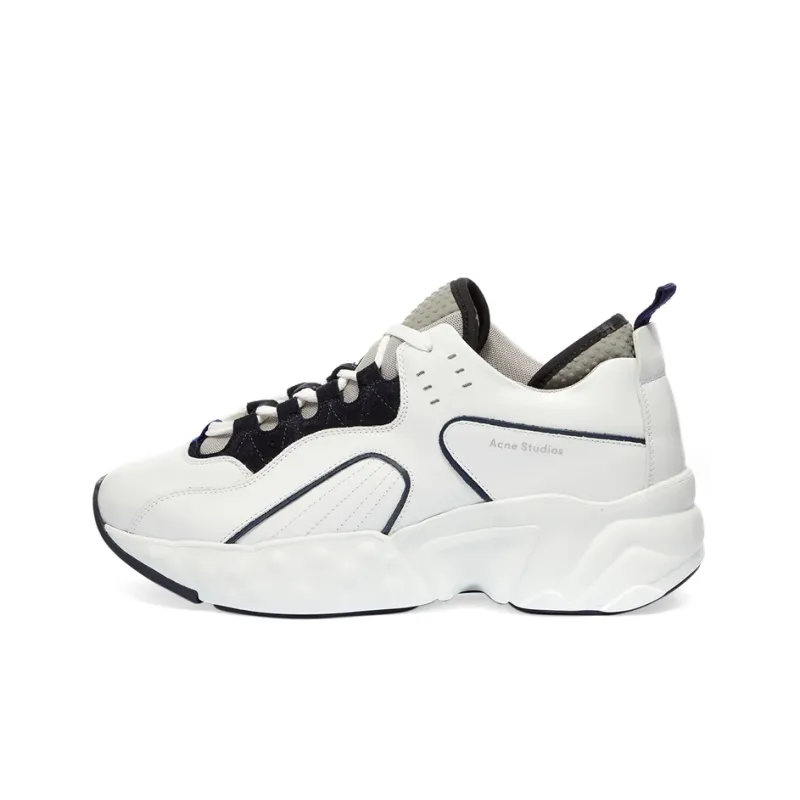 Acne Studios Rockaway Low Top Casual Shoes Men's White-0