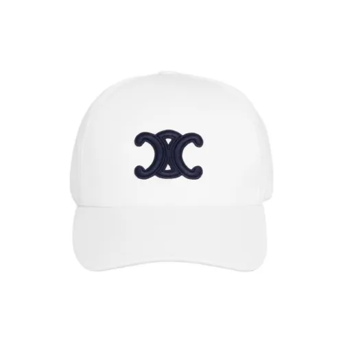 CELINE Baseball Caps Women's White