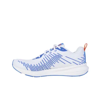LiNing Cushioning Breathable Wear Resistant Slip Resistant Low Top Running Shoes Men's White Blue