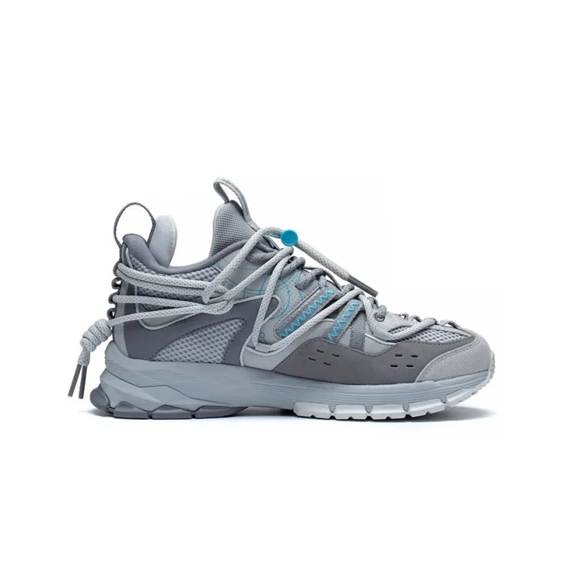 LINING Casual Shoes Men Low Top Coin Gray/Frost Gray-1