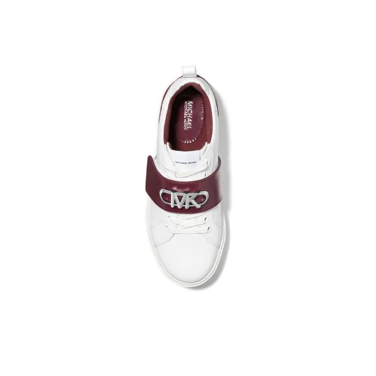 MICHAEL KORS Emmett Athletic Shoes Women's White Red-3
