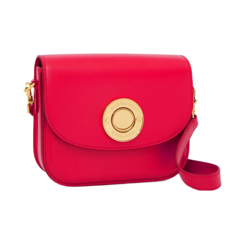 Burberry Elizabeth Calfskin Crossbody Bag Shoulder Bag Women's Red-1