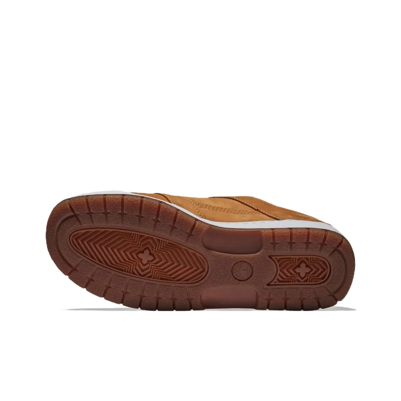Timberland Bridgton Leather Oxford Wear-Resistant Low-Top Skateboard Shoes Men's Brown Yellow-4