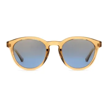 Police Plate Frame Oval Sunglasses Unisex