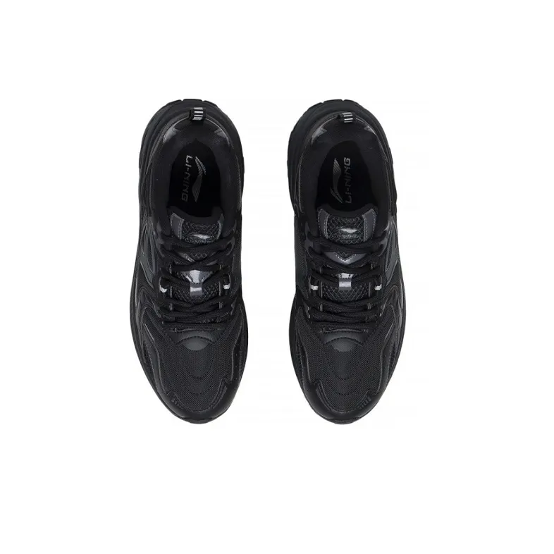 LiNing 92 CICI 92 CICI Rebound Cushioning Wear Resistant Slip Resistant Low Top Sports Casual Shoes Women's Black-3