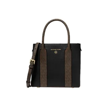 MICHAEL KORS Austin Polyester Messenger Bag Handbag Shoulder Bag Crossbody Bag Medium Size Women's Black