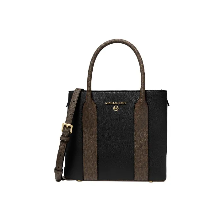 MICHAEL KORS Austin Polyester Messenger Bag Handbag Shoulder Bag Crossbody Bag Medium Size Women's Black-0