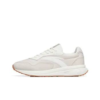 Anta Life Collection Heritage 80 Anti Slip Wear Resistant Low Top Sports Casual Shoes Women's Gray White