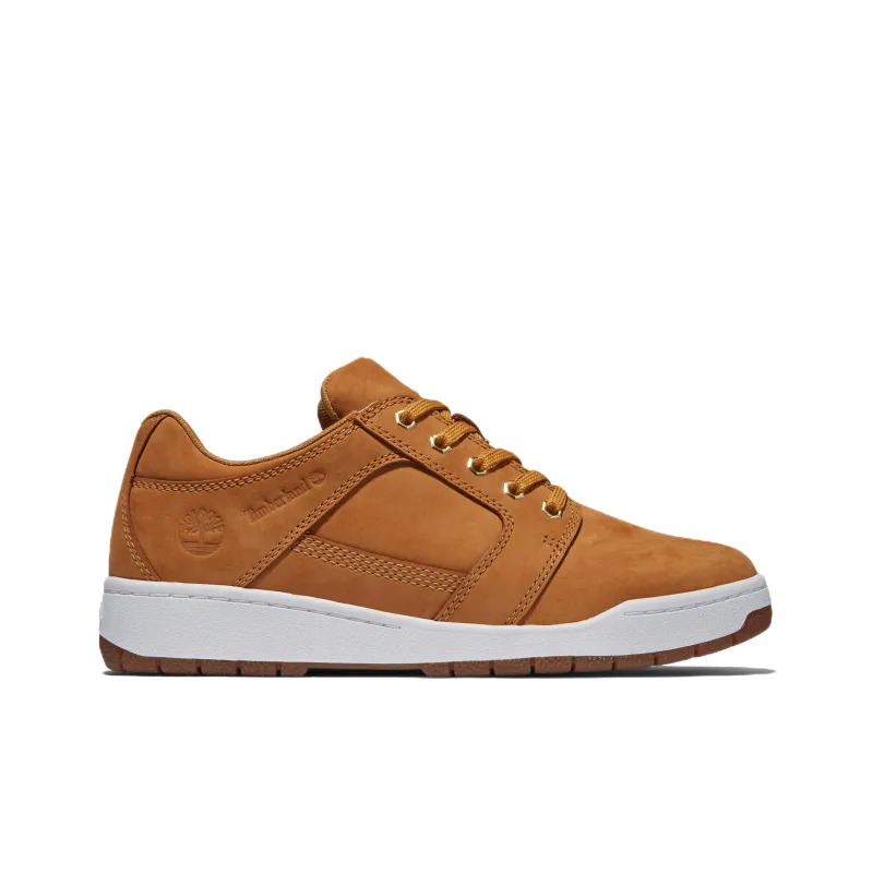 Timberland Bridgton Leather Oxford Wear-Resistant Low-Top Skateboard Shoes Men's Brown Yellow-1