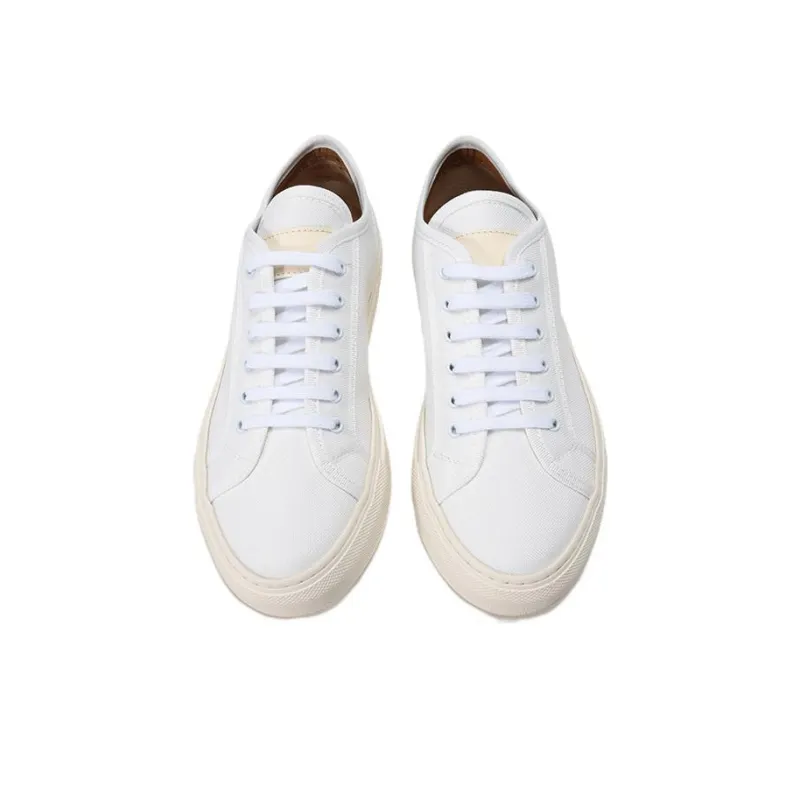 COMMON PROJECTS Canvas Shoes Women's Low Top White-3
