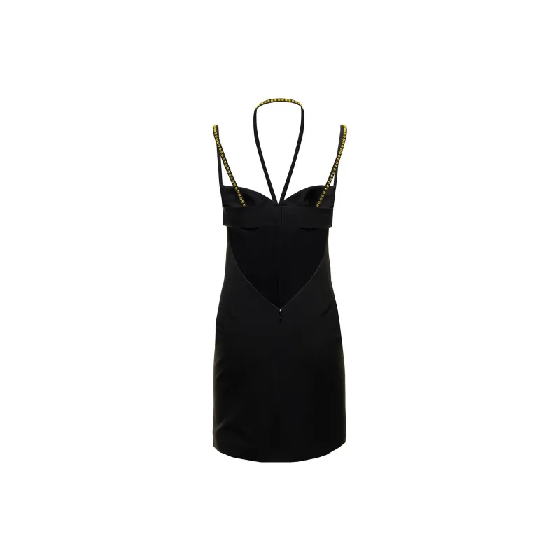The Attico Embellished Sleeveless Mini Dress-1