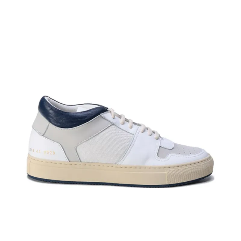 COMMON PROJECTS Skateboard Shoes Men Mid Top White/Blue-1