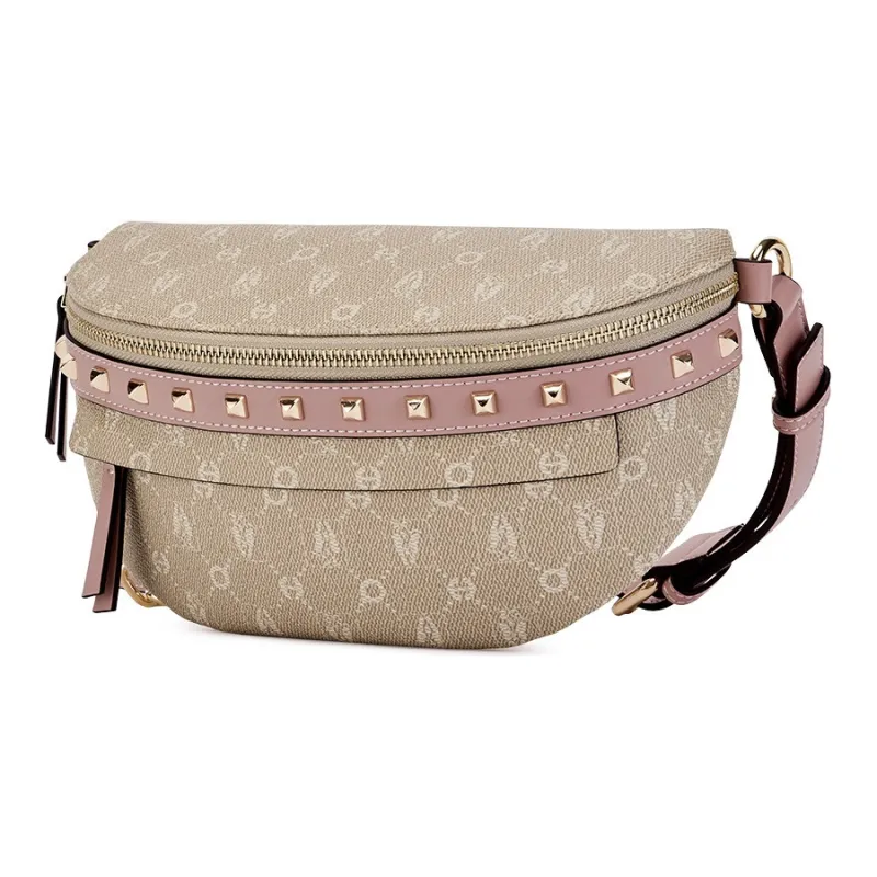 Hush Puppies PVC Chain Bag Crossbody Bag Shoulder Bag Sling Bag Small Size Women's Khaki-9