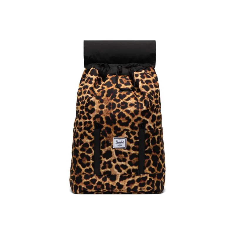 Herschel Recyclable Material Backpack Small Size Women's Leopard/Black-3