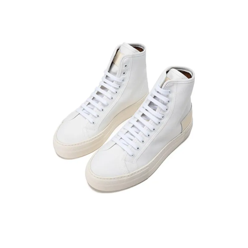 COMMON PROJECTS Canvas Shoes Women's High Top White-2