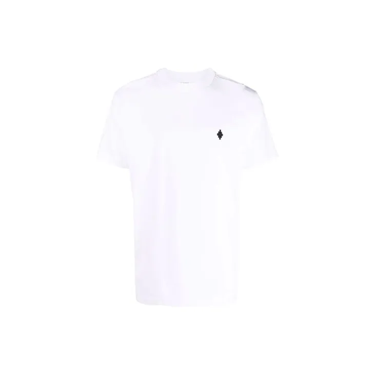 Marcelo Burlon Logo Embroidered Crewneck T Shirt-0