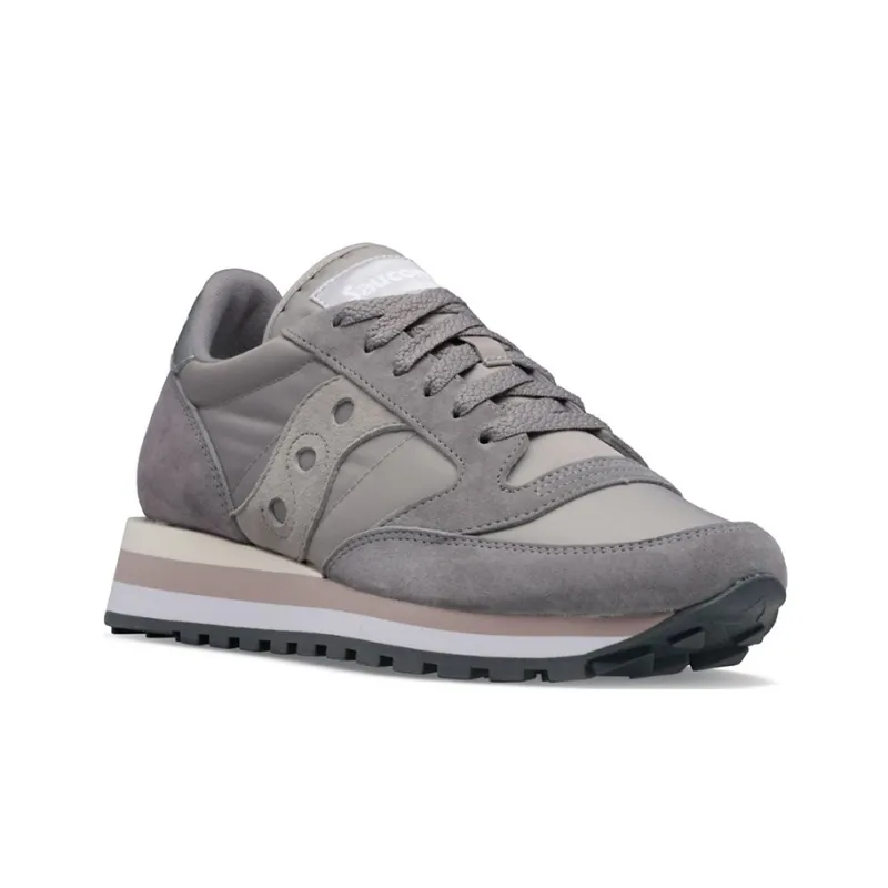 saucony Jazz Triple Grey Light Grey Women's-2