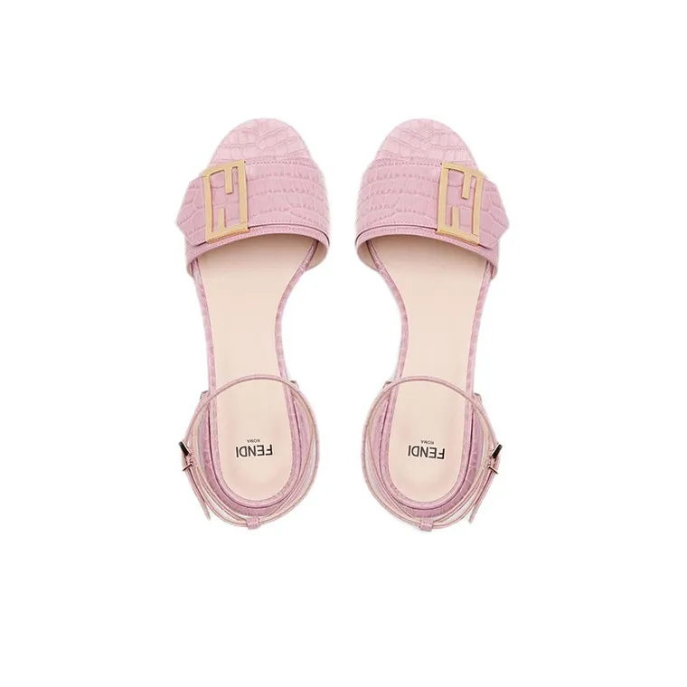 FENDI Promenade One Strap Sandals 3.5cm Women's Pink-3