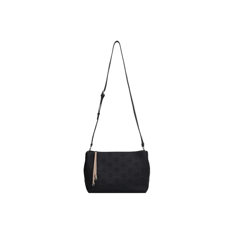 MCM Cow Leather Portable Crossbody Bag Shoulder Bag Regular Women's Black-1