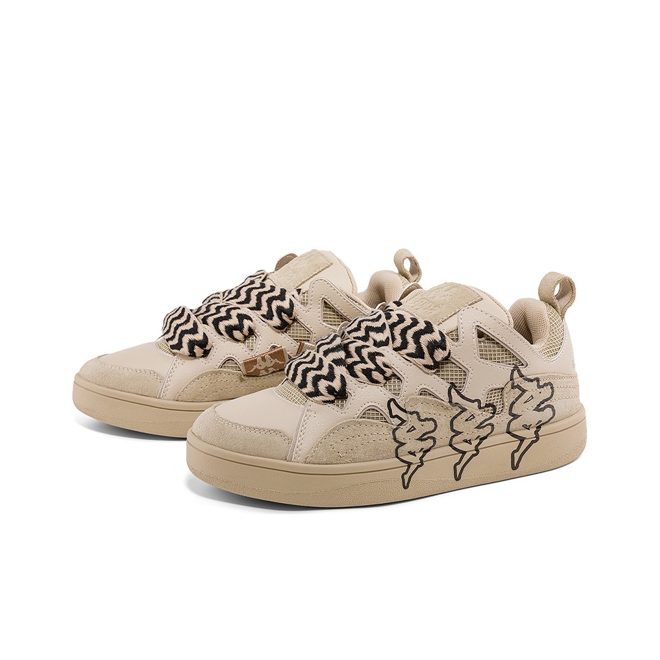 年末のプロモーション大特価！ Kappa Lightweight Low Top Skateboard Shoes Unisex Khaki ジャケット・アウター