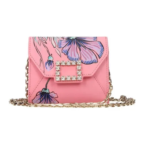 Roger Vivier Leather Wallet Women's Pink
