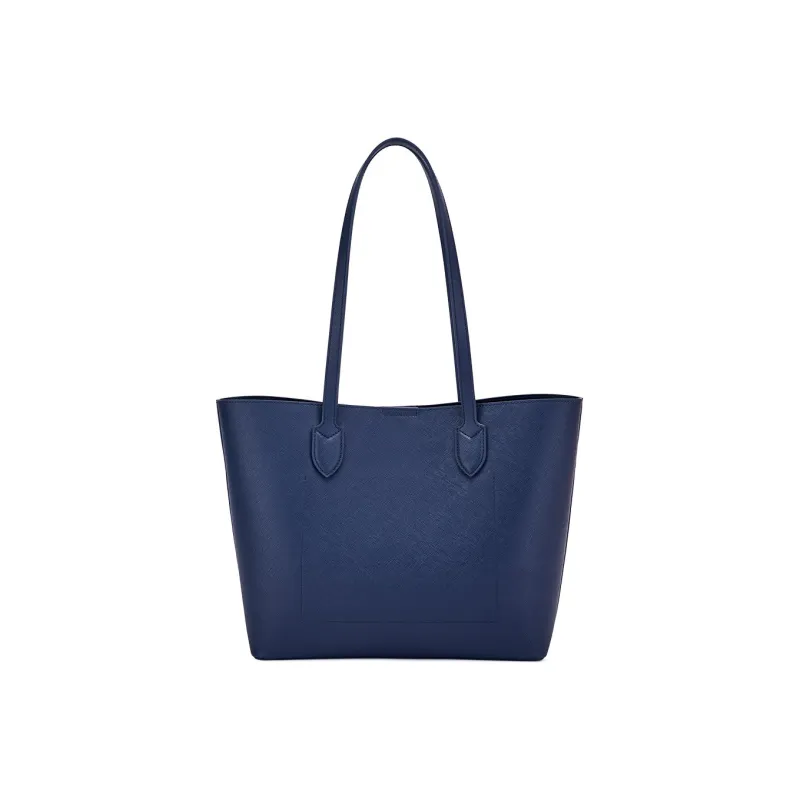 Hush Puppies Cross Grain Genuine Leather Tote Bag Shopping Bag Shoulder Bag Handbag Large Size Women's Multicolor-2