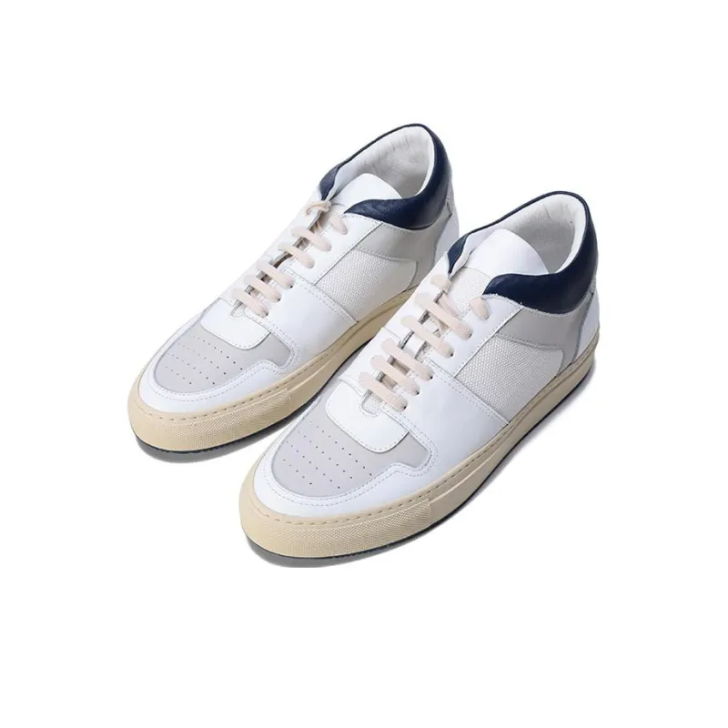 COMMON PROJECTS Skateboard Shoes Men Mid Top White/Blue-2