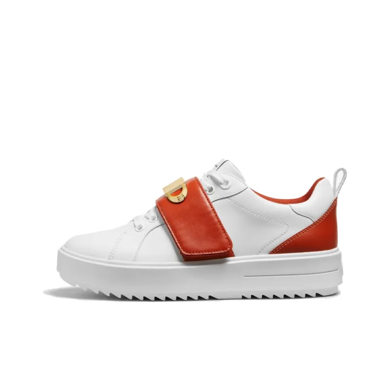 MICHAEL KORS Emmett Stylish Skateboarding Shoes Women's White Red-0