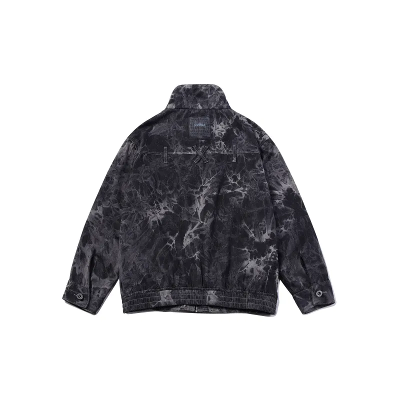 Guuka Denim Jacket Men's Black Gray Color-1