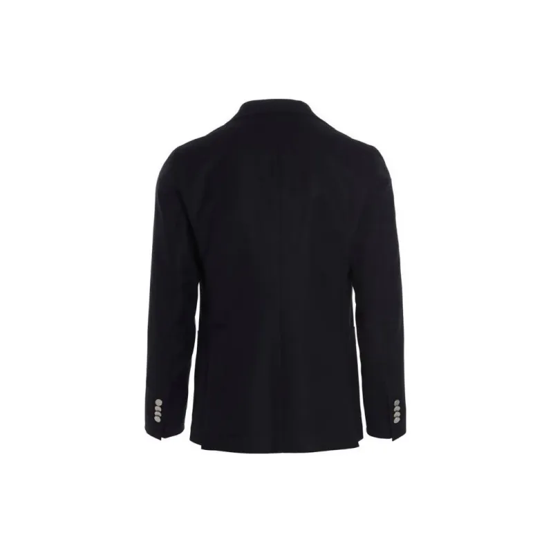 Tagliatore Single Breasted Brooch Detailed Blazer-1