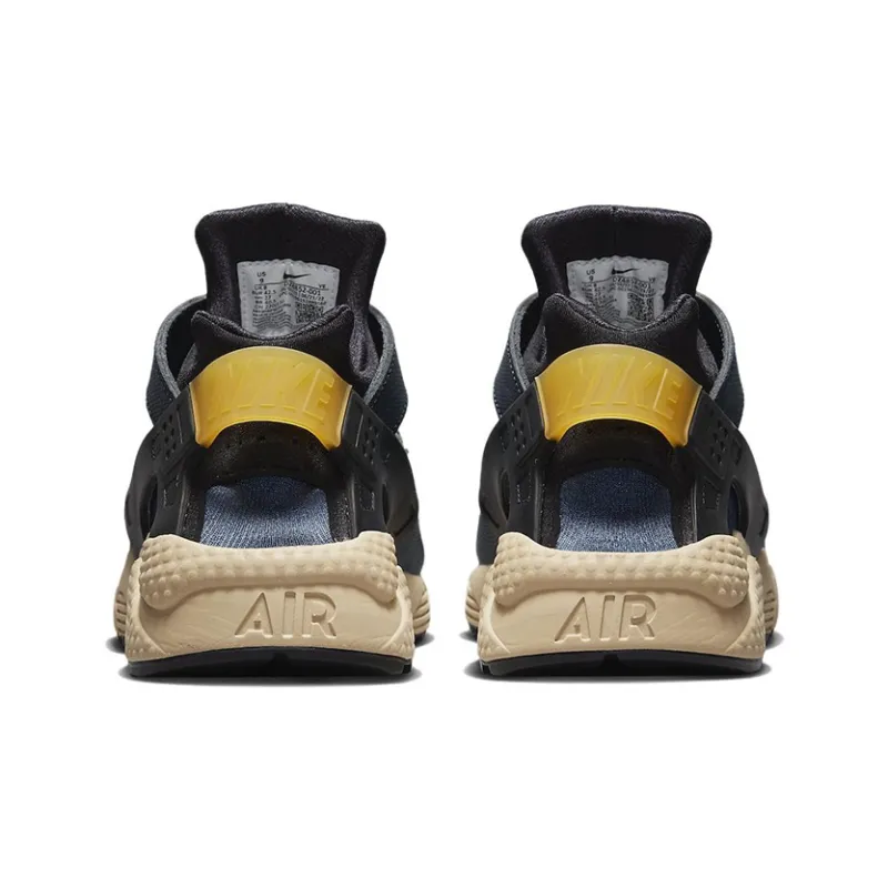Nike Air Huarache Premium Armory Navy University Gold-4