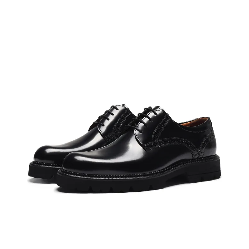 ELLE HOMME Superhuman Collection Dress Shoes Men's Black-1