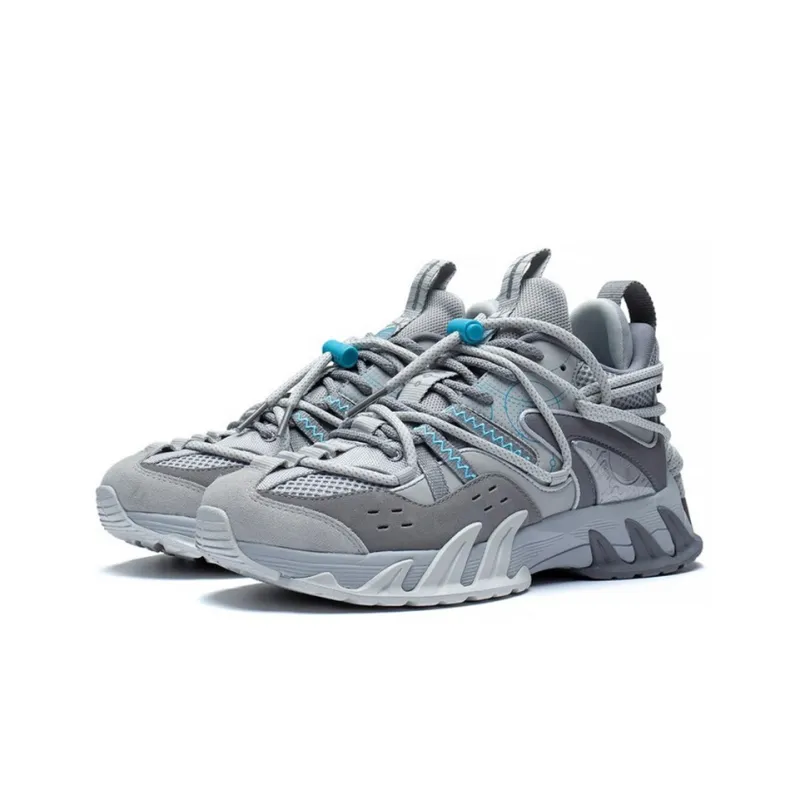 LINING Casual Shoes Men Low Top Coin Gray/Frost Gray-2