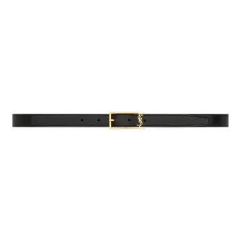 SAINT LAURENT Logo buckle Belt