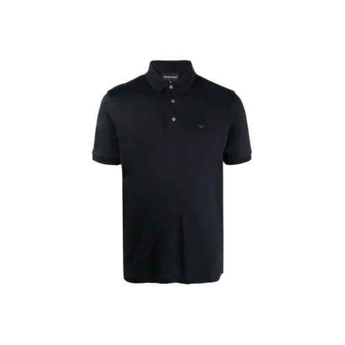 EMPORIO ARMANI Polo Shirts Men Blue