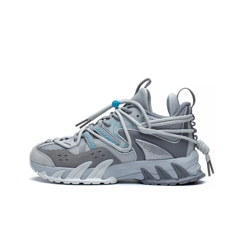 LINING Casual Shoes Men Low Top Coin Gray/Frost Gray-0