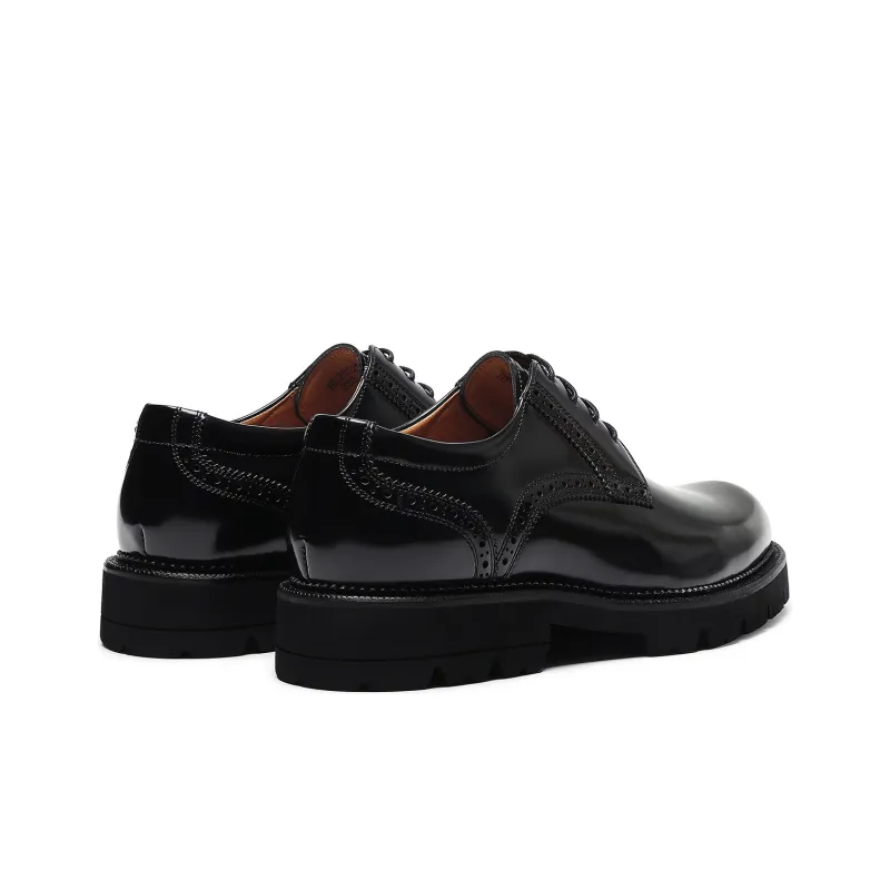 ELLE HOMME Superhuman Collection Dress Shoes Men's Black-3