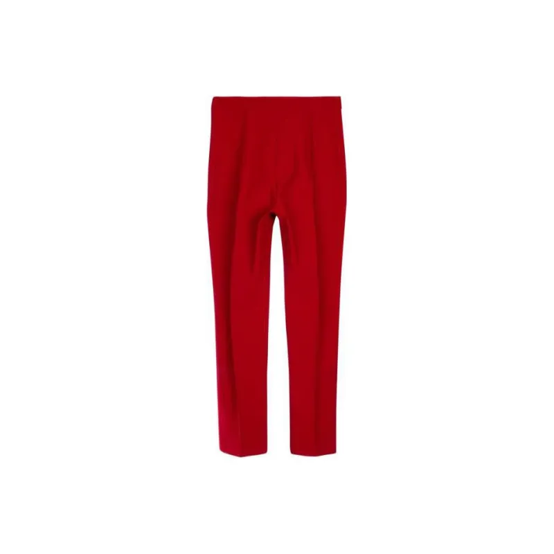 Elisabetta Franchi FW22 Casual Pants Women's Red-1