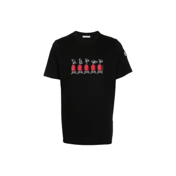 Moncler SS22 T Shirts Men Black
