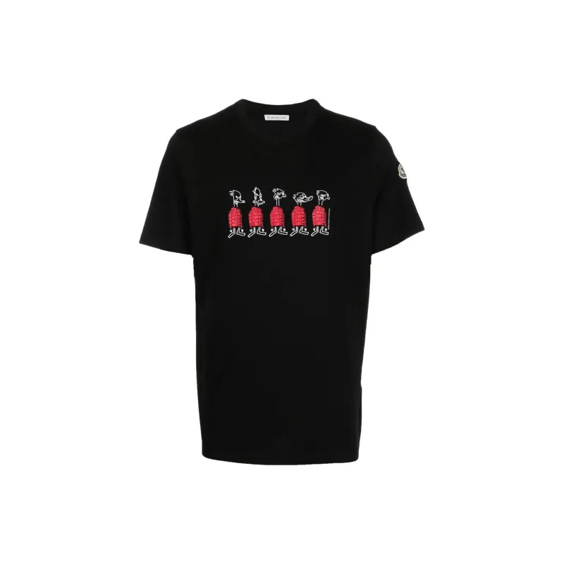 Moncler SS22 T Shirts Men Black-0