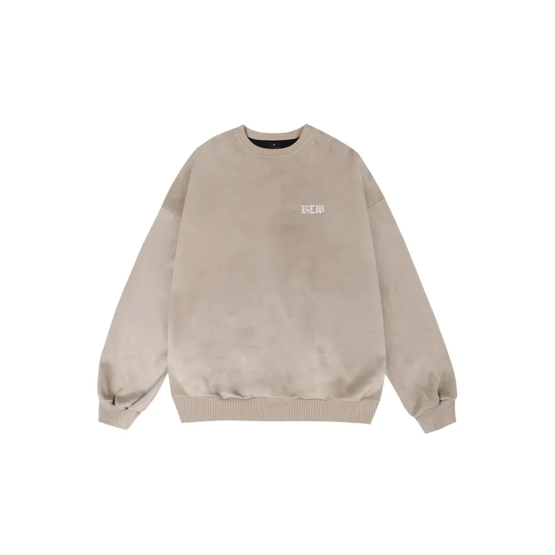BTW Crew Neck Loose Fit Sweatshirt Unisex-6