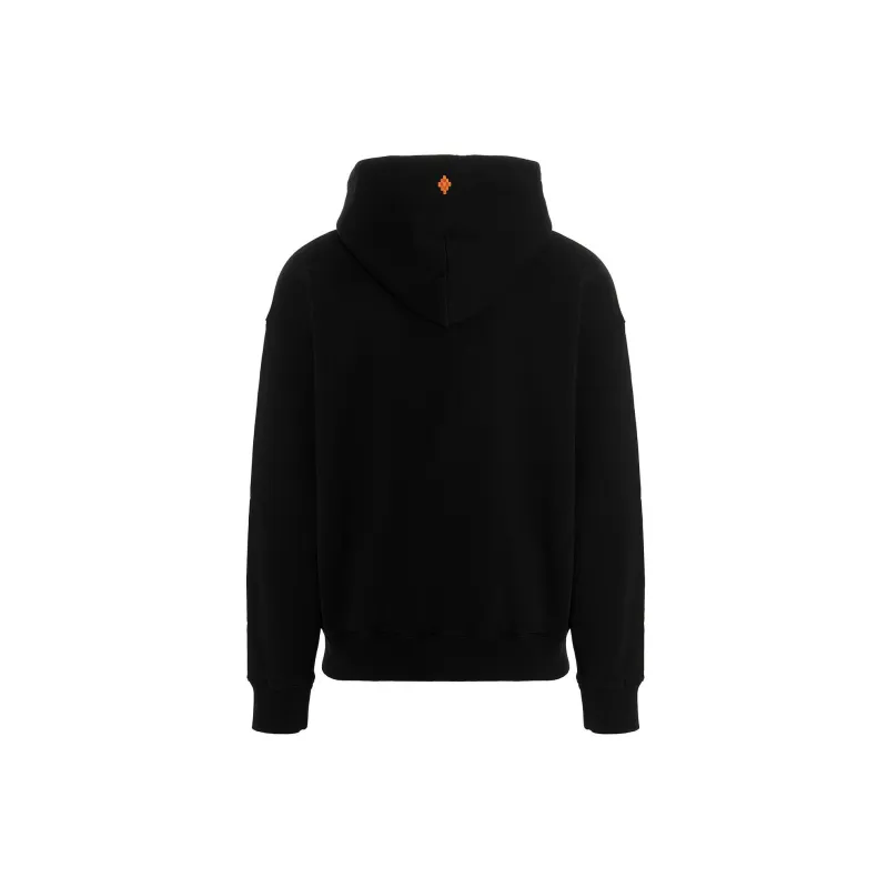Marcelo Burlon Feather Printed Drawstring Hoodie-1