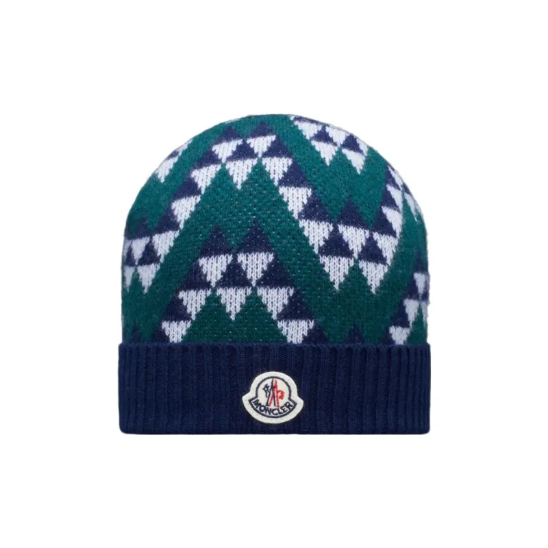 Moncler Beanies Kids Green/Blue-0