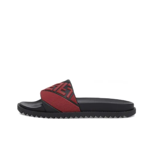 FENDI Slide Slippers Men Red/Black