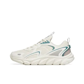 Anta Cushioning Anti Slip And Wear Resistant Low Top Sports Casual Shoes Men's Gray Green
