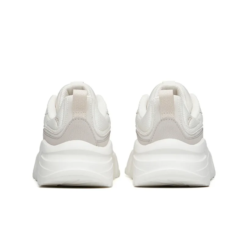 Anta Life Collection Cushioning Slip Resistant Low Top Casual Shoes Women's White Gray-3