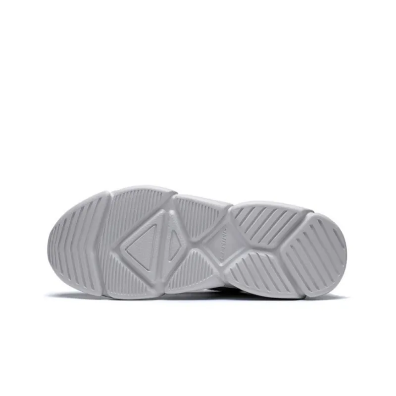 LiNing Slip Resistant Low Top Sports Casual Shoes Men's Gray Black-4