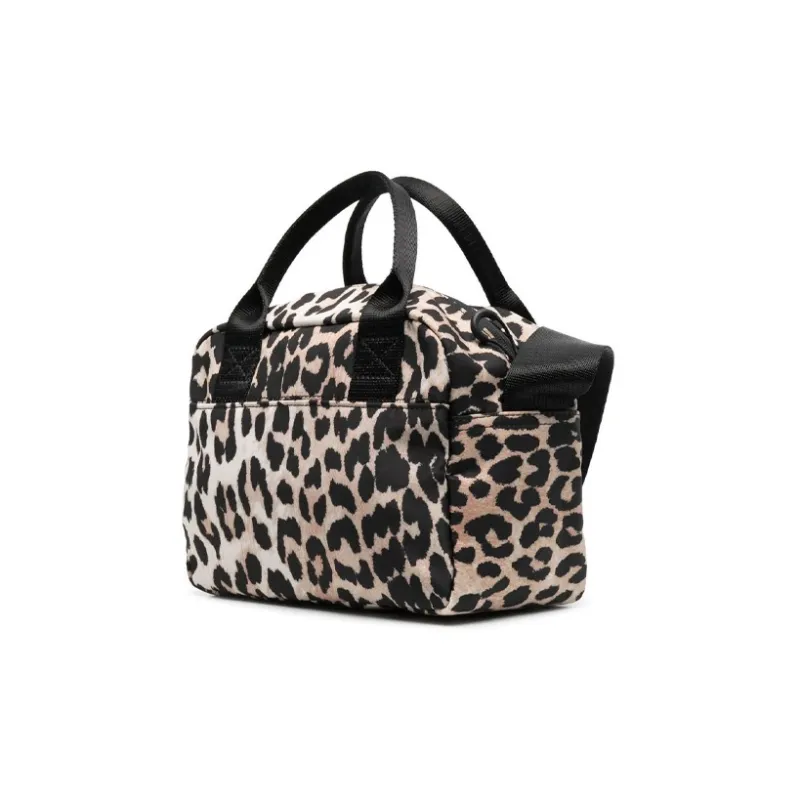 GANNI Tote Bag Shopping Bag Shoulder Bag Crossbody Bag Handbag Women's Black Brown-1